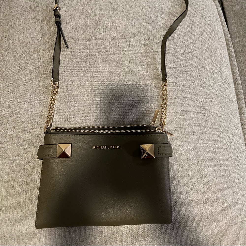 Michael Kors Karla Leather Crossbody